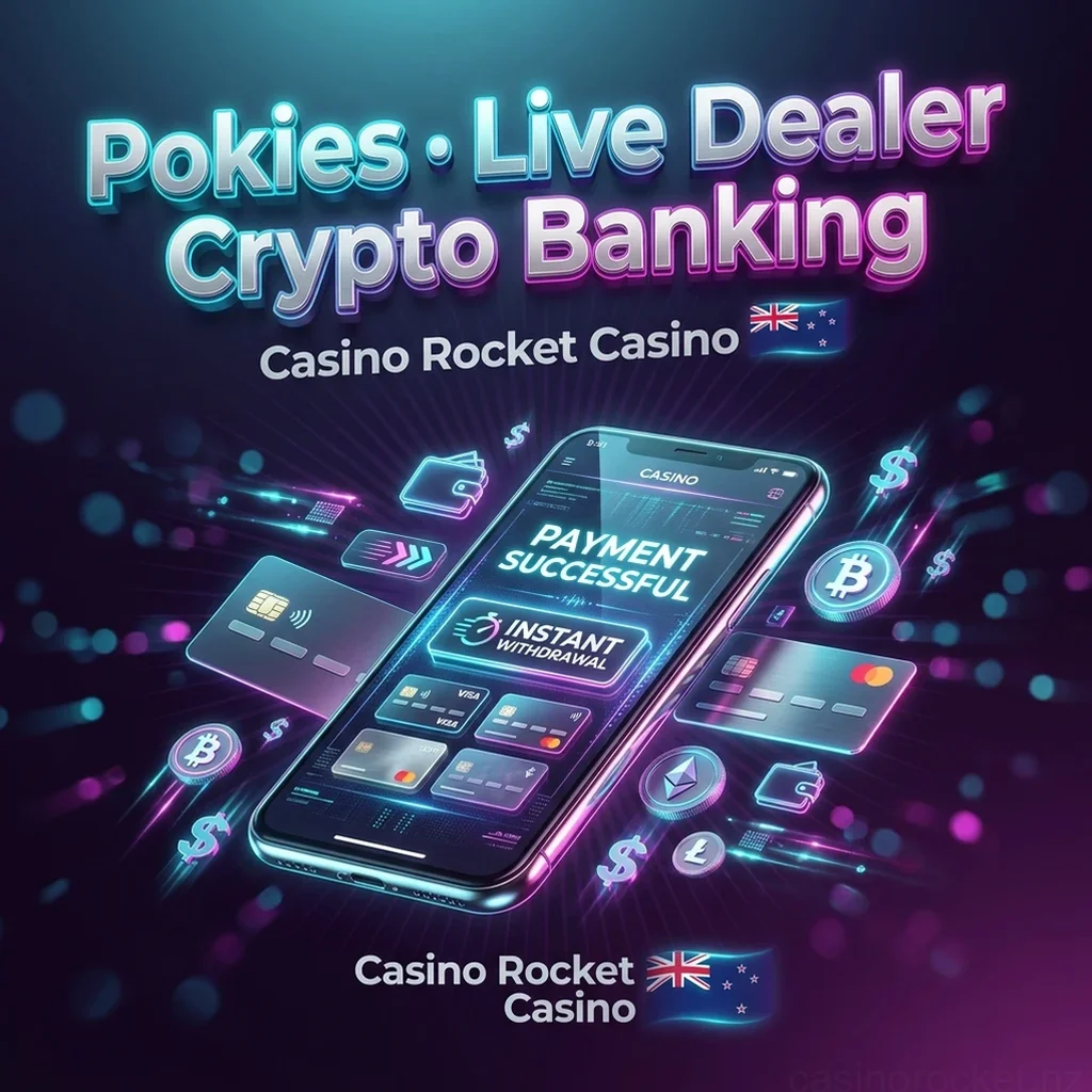 Pokies · Live Dealer · Crypto Banking